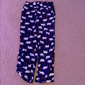 Girls fluffy pajama pants